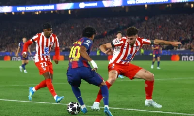 Atletico Madrid Beat 10-Man Barcelona 2-0 At Camp Nou In Champions League Quarter-Final First Leg – Global News Now